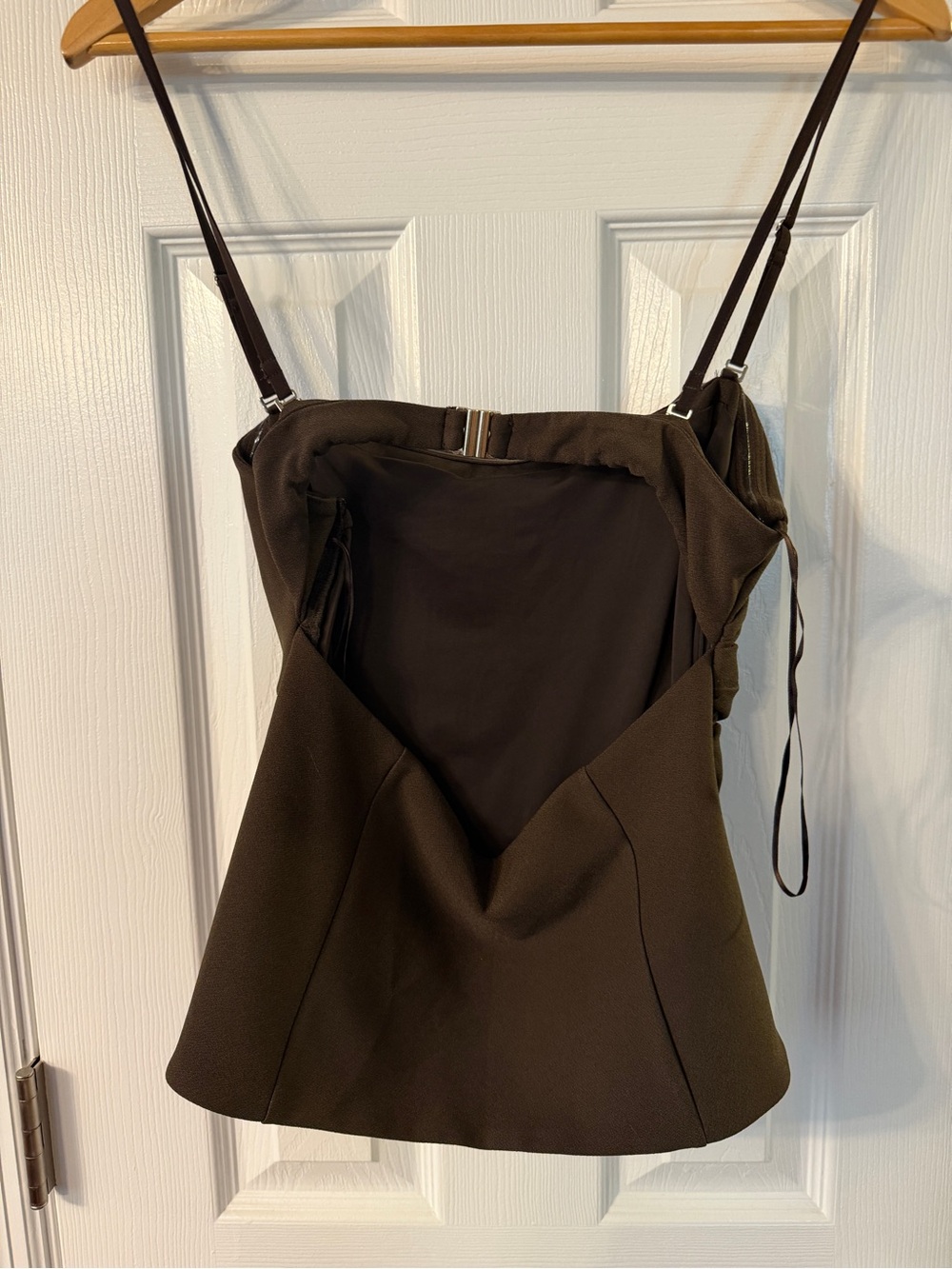 Abercrombie & Fitch Brown Cowl Neck Draped Cami Top Size M - Picture 11 of 14